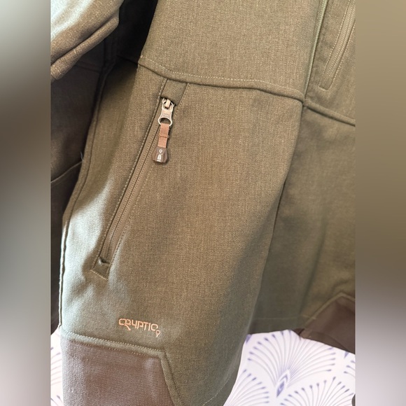 The North Face Cryptic Olive Hooded Jacket Mens size large - Picture 3 of 9